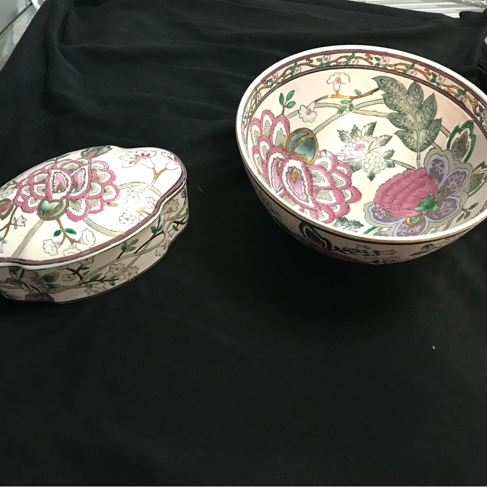 Vintage Bowl and Candy Dish